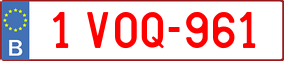 Truck License Plate
